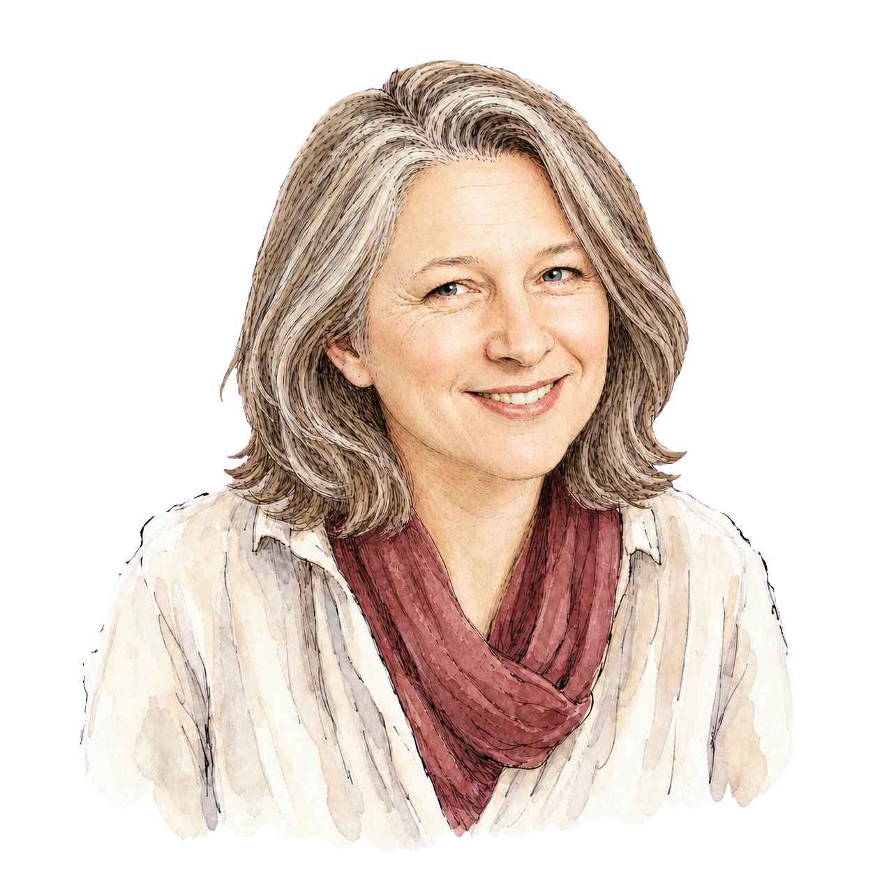 Jane Stephens, British illustrator, at Blackbird Farm in West Sussex